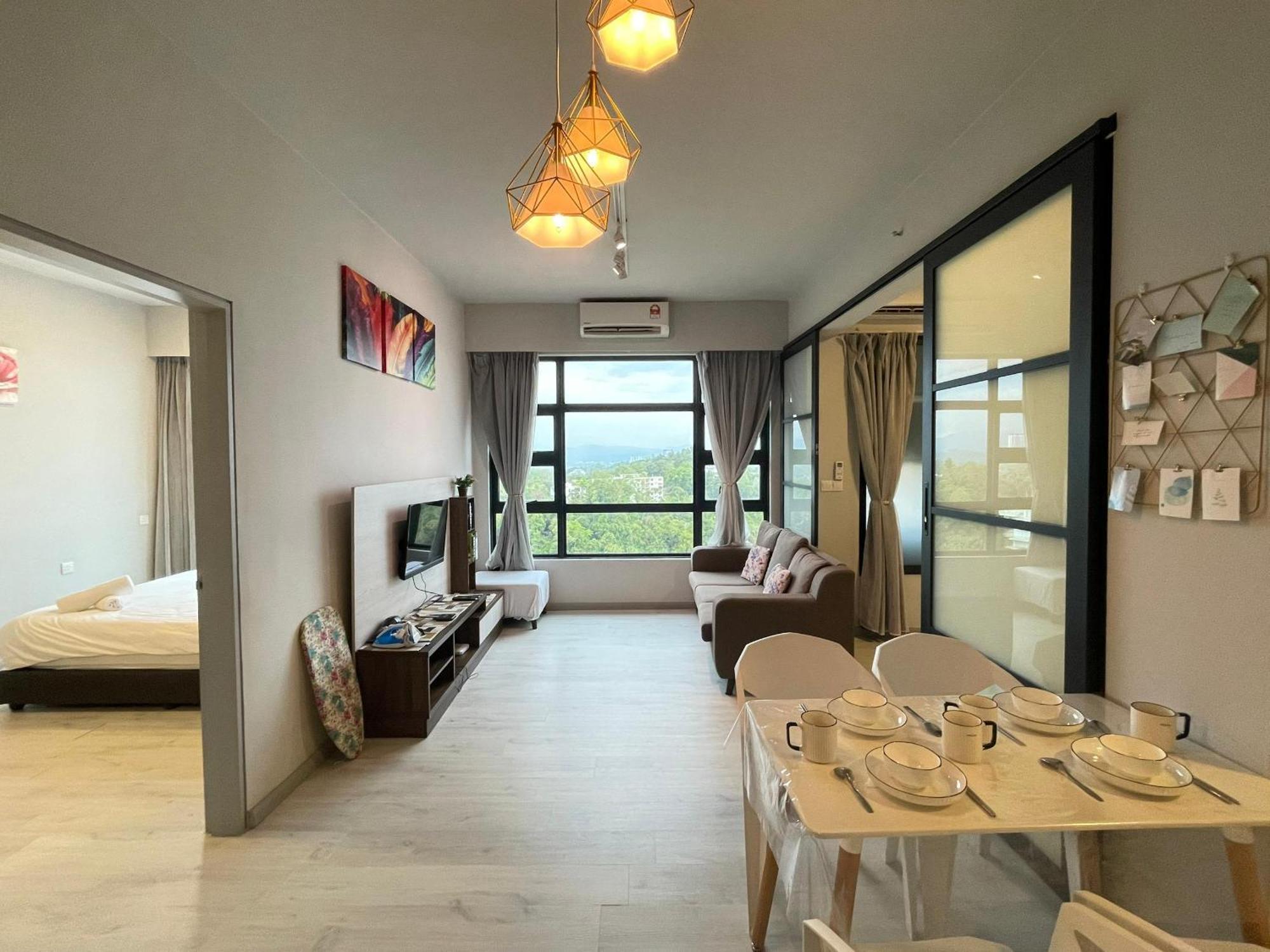 קוטה קינבלו Vv Homestay Jesselton Quay Surla Sabah Mall Kk 亚庇贵赴行馆 מראה חיצוני תמונה