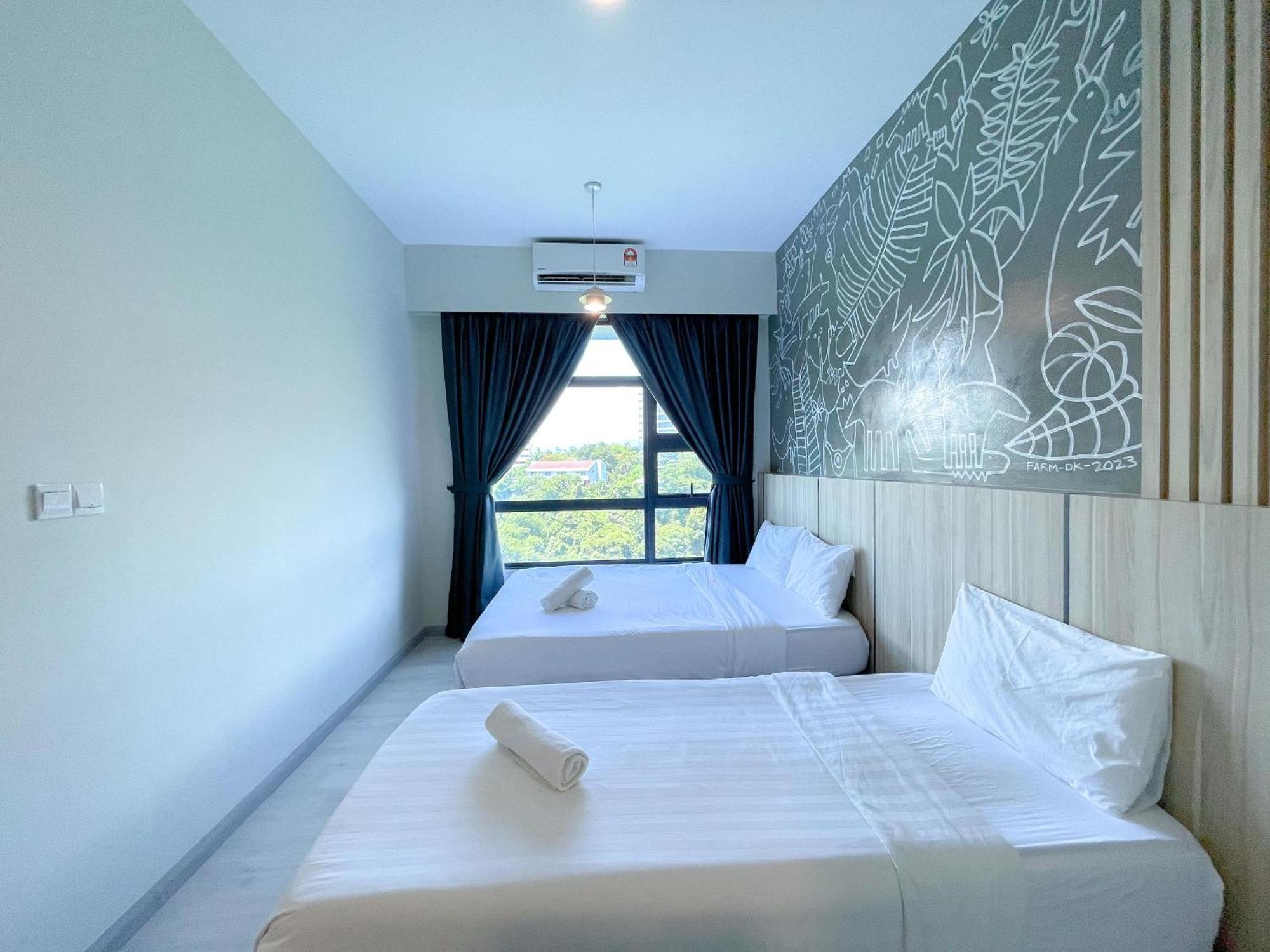 קוטה קינבלו Vv Homestay Jesselton Quay Surla Sabah Mall Kk 亚庇贵赴行馆 מראה חיצוני תמונה